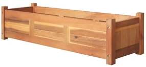 vidaXL Plantenbakken verhoogd 2 st 100x30x25 cm acaciahout