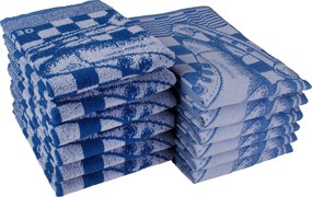 Keuken- & Theedoek schaatsen – set van 12 – blauw