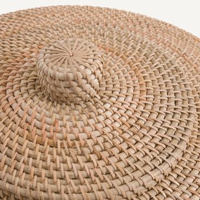 Mand in gevlochten rotan, Kalati