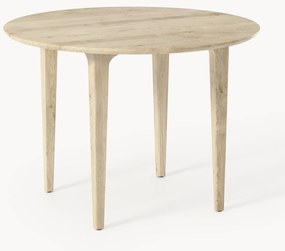 Ronde eettafel Archie van eikenhout, in verschillende formaten