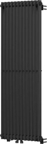 Mexen Kansas decoratieve radiator 1200 x 420 mm, 842 W, zwart - W204-1200-420-00-70