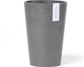Ecopots bloempot Pisa 17,5 - Rond - Grey - Diameter 17,8 x H25,2 cm