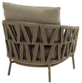 4 Seasons Outdoor Biarritz loungestoel amber Loungestoel   beige weerbestendig