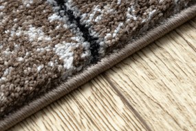 Tapijt modern COZY 8872 Wall, geometrisch , drieho  - Structureel,  twee poolhoogte , bruin