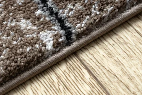 Tapijt modern COZY 8872 Wall, geometrisch , drieho  - Structureel,  twee poolhoogte , bruin