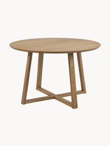 Ronde eettafel Malika uit berkenhout, Ø 120 cm