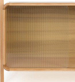 Zuiver Rise Natural Design Wandrek Gebogen Eikenhout - 90x35x180cm.