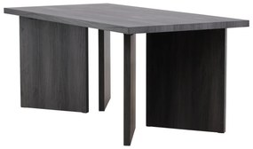 Jörn Eettafel - Bas - Fineer Wood Look - Zwart - 180x90 cm - Jorn