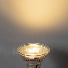 Set van 5 GU10 50mm 3-staps dimbaar in Kelvin LED lampen helder 4.5W 380 lm 2000-2700K