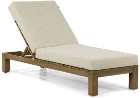 Santika Furniture Santika Arlington Ligbed Met Sahara Kussen Teak Old Teak Greywash
