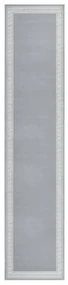 vidaXL Tapijtloper 100x500 cm BCF grijs met motief
