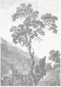 Vliesbehang Engraved Landscapes I
