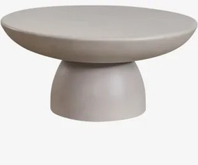 Ronde Salontafel Ø70 Cm In Cement Zenadia Zand Grijs - Sklum