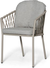 Tuinset 6 personen 240 cm Rope Zand/Beige Lifestyle Garden Furniture Morano/Guave