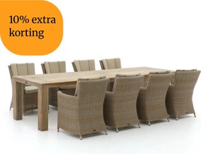 + 10% kassakorting | Diningset Intenso | 8 personen | Tuinset teakhout | 9-delig | Kees Smit Tuinmeubelen