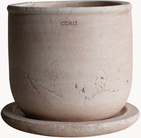 Outdoor bloempot Terra van terracotta, H 18 cm