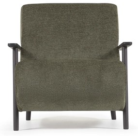 Kave Home Meghan Retro Fauteuil Groen Chenille