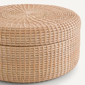 Opbergdoos in rotan,Ø 40 cm, Ysée