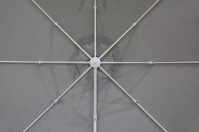 Zweefparasol  3.5m S2 Excellent (excl. voet) Grijs-antraciet Camello Luna