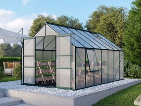 Vitavia Meridian 2 serre - 11,5m² - met 6 mm polycarbonaat - Donkergroen