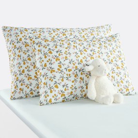 Kussensloop voor babybed 20% gerecycled katoen, Poire