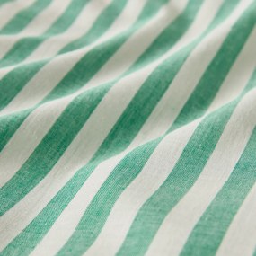 Katoenen plat laken, groen, Soizic