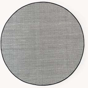 Rond wollen vloerkleed Amaro, handgeweven