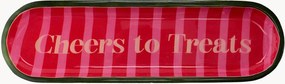 Serveerplateau Cheers to Treats met mangohouten basis