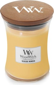 WoodWick geurkaars - Medium Hourglass - Seaside Mimosa