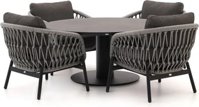 + 10% kassakorting | Diningset Bellagio | 4 personen | Tuinset kunststof | 5-delig | Kees Smit Tuinmeubelen