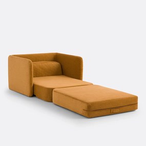 Omvormbare fauteuil in fluweel, Haley