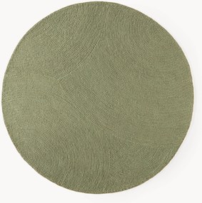 Rond handgetuft wollen vloerkleed Eleni