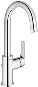 Grohe Start Flow Quickfix draaibare wastafelkraan met trekwaste chroom
