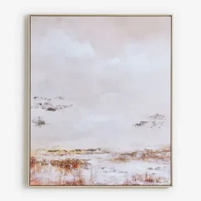 Decoratief Schilderij 100x120 Cm Handgeschilderd Op Canvas Kenvo Natuurlijke Kleuren - Sklum
