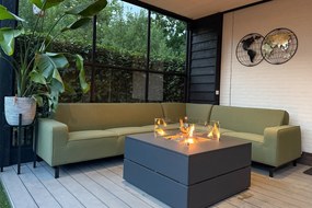 Boavista/Royalty loungeset - hoekbank rechts - Heritage leaf - 5-delig