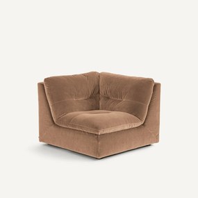 Modulaire 90° hoek in fluweel, GIULIANO