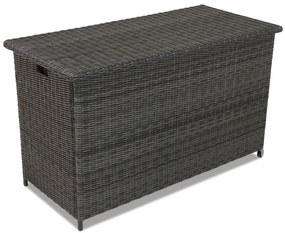 Kunststof rotan tuinbox voor kussens Toledo 945l antraciet Garden Point
