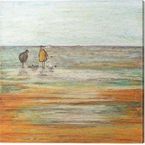 Schilderij op canvas Sam Toft - Sandcastle Progress Report