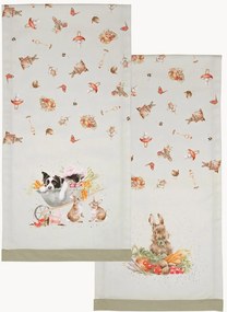 Katoenen tafelloper Garden Friends