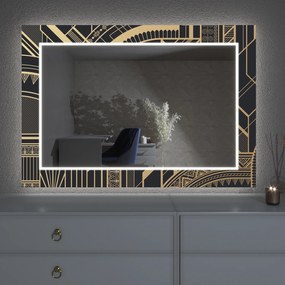 LED spiegel met decor D21