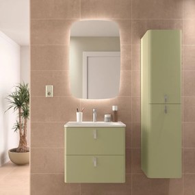 Muebles Unique badmeubel 60cm salvia met chromen grepen