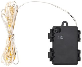 vidaXL Lichtslinger met 15 LED's en ventilator 150 cm