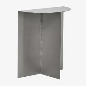 Bijzettafel 40x20 Cm In Roestvrij Staal Nadina ↑45 Cm - Sklum
