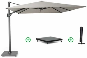 Platinum Challenger zweefparasol 4x3m T1 (incl. voet en hoes) manhattan