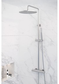 Brauer Brushed Edition opbouw regendoucheset met staafhanddouche en hoofddouche 30cm RVS geborsteld PVD