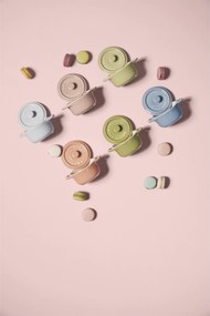 Staub Ceramique Cocotteset Macaron 6-delig, Rond, Gemengde kleuren, Keramiek - Ceramique - Staub