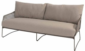 4 Seasons Outdoor Moretti 3-zits loungebank terre SALE Loungebank bruin weerbestendig