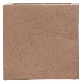 Pot Grigio cube Bronze
