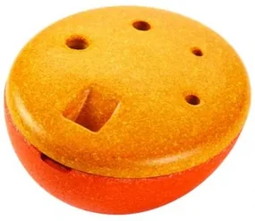 Ocarina, rubberhout, 3+
