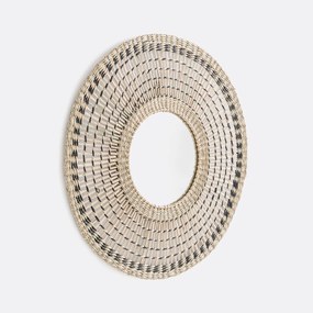 Ronde spiegel in herbariumØ50 cm, Macio